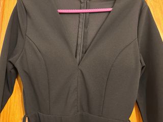 Mono largo elegante negro