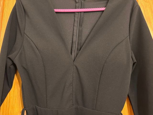 Mono largo elegante negro