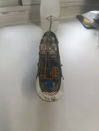 Maqueta Atunero Cantábrico Hecha a Mano