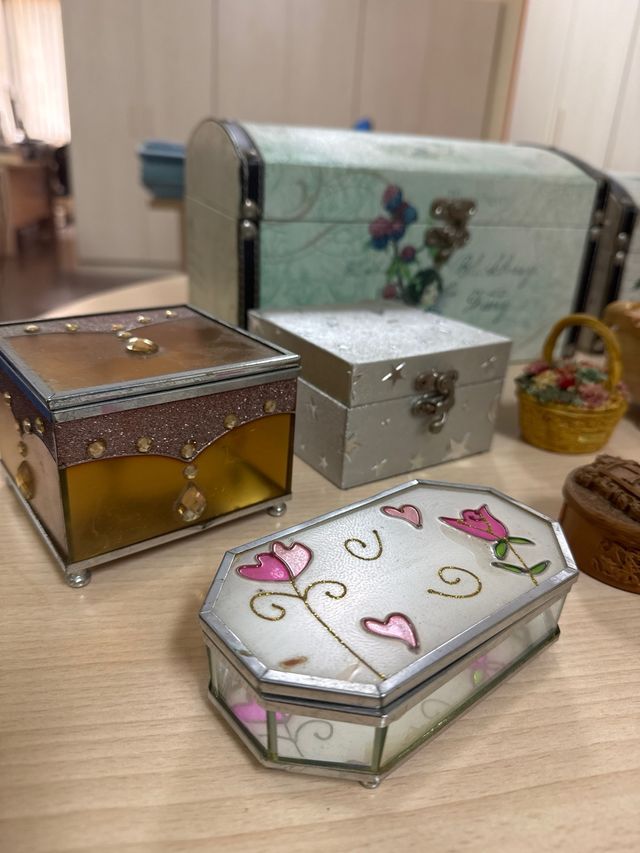 Lote de Cajas Decorativas Variadas