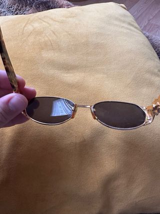 Gafas Fendi Vintage Doradas y Marrones