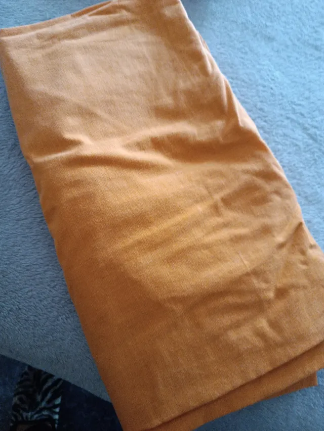 Sábana bajera ajustable 90cm punto naranja