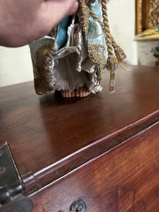 Niño Jesús articulado con corona