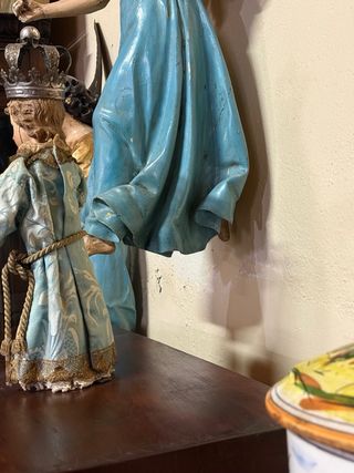 Niño Jesús articulado con corona