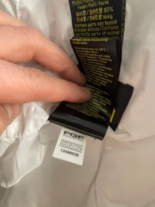 Blauer Piumino Bianco Onda Tg L