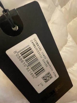 Blauer Piumino Bianco Onda Tg L