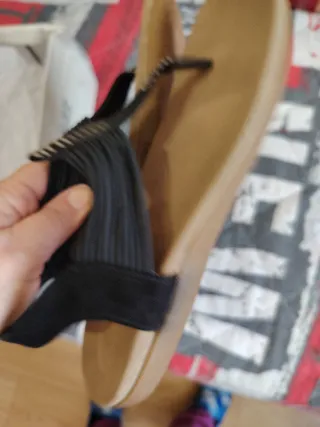 Sandalias TIZO GONZALEZ Tiras Negras Talla 38