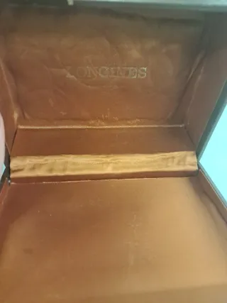 Caja Longines Marrón y Dorada