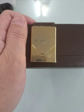 Caja Longines Marrón y Dorada