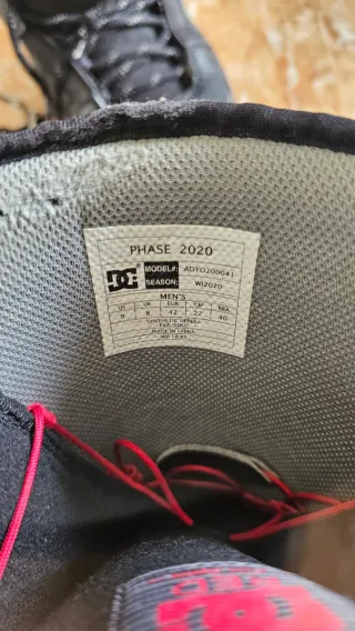 Botas Snowboard DC Negras