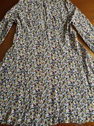 Vestido mujer manga larga floral