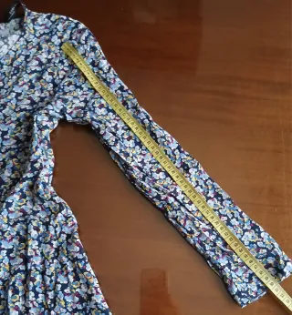 Vestido mujer manga larga floral