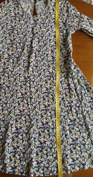 Vestido mujer manga larga floral