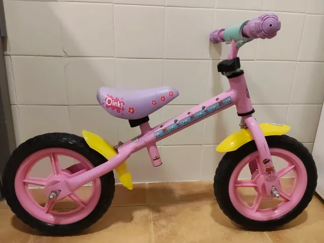 Bicicleta sin pedales Peppa Pig