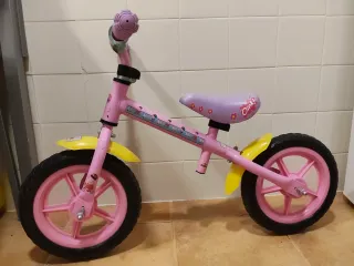 Bicicleta sin pedales Peppa Pig