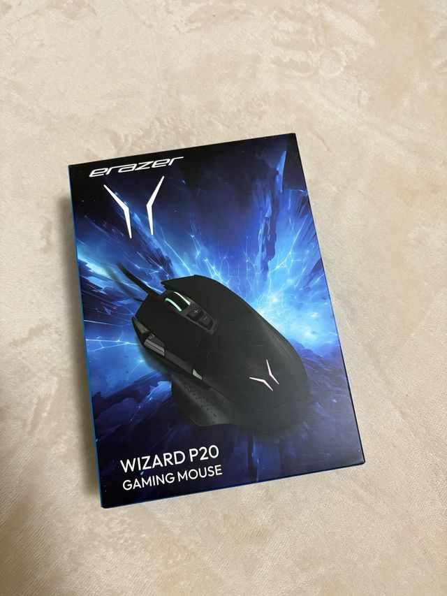 Ratón Gaming Erazer Wizard P20 Negro