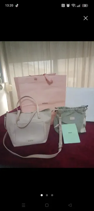 Bolso Tous Beige/Rosa