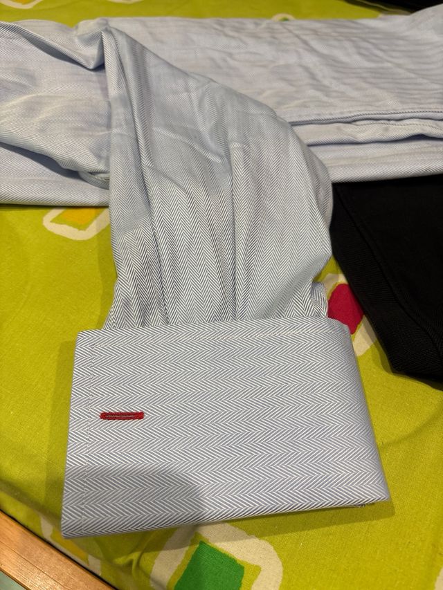 Camisa Carolina Herrera Azul