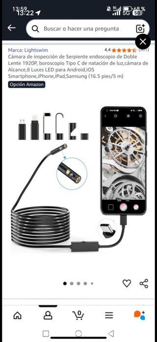 Endoscopio Lightswim 1920P Tipo C