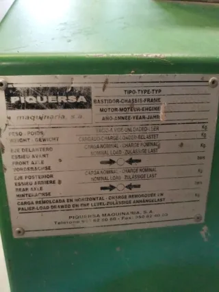 Dumper Piquersa Maquinaria S.A.