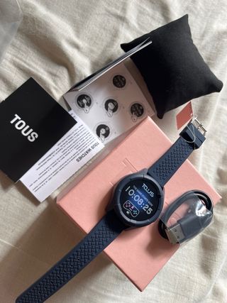 Reloj digital Tous azul y rosa