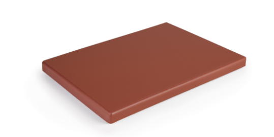 Tabla de corte marrón polietileno 60x40x2