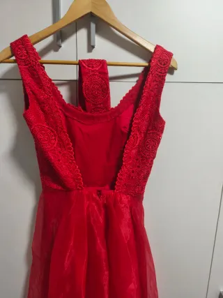 Vestido fiesta rojo fin de año