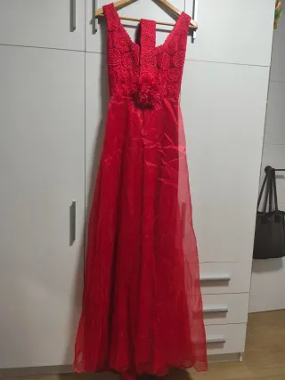 Vestido fiesta rojo fin de año