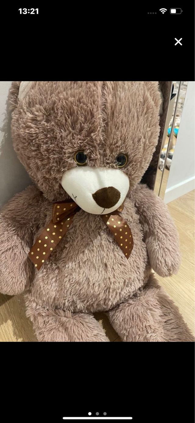 Peluche Oso Grande +1m Marrón