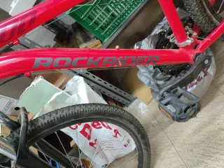 Bicicleta Rockrider ST 100 Roja