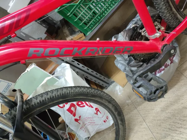 Bicicleta Rockrider ST 100 Roja