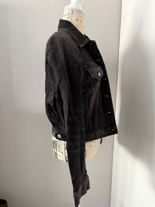 Cazadora vaquera oversize Mango Talla S