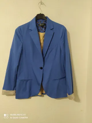 Blazer Azul Bershka