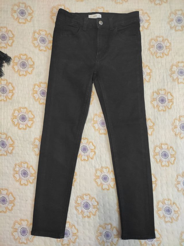 Pantalones vaqueros negros niña 9-10 años (140 cm)