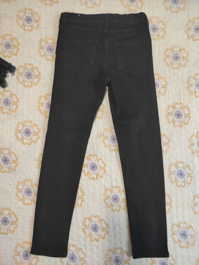 Pantalones vaqueros negros niña 9-10 años (140 cm)