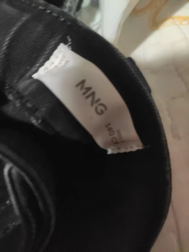 Pantalones vaqueros negros niña 9-10 años (140 cm)