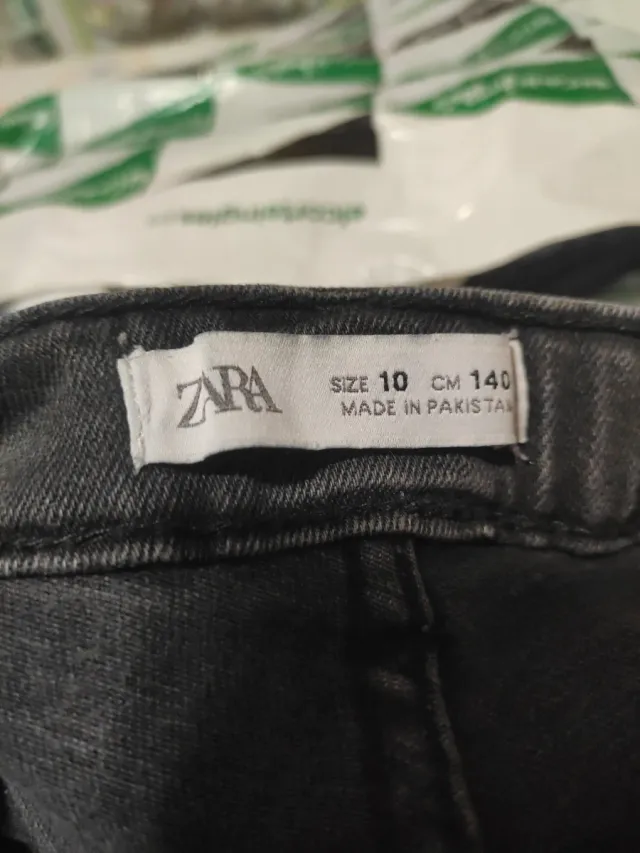 Pantalones vaqueros negros niña 9-10 años (140 cm)