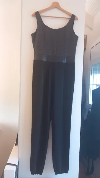 Mono fiesta negro/plateado