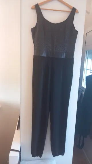 Mono fiesta negro/plateado