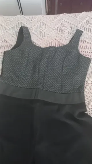 Mono fiesta negro/plateado