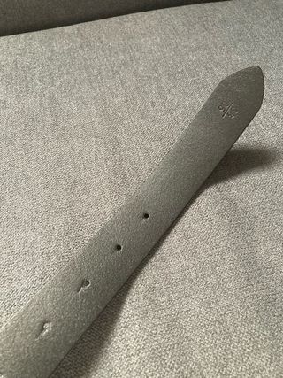 Cinturón Zadig & Voltaire Negro Hebilla Plata 95cm