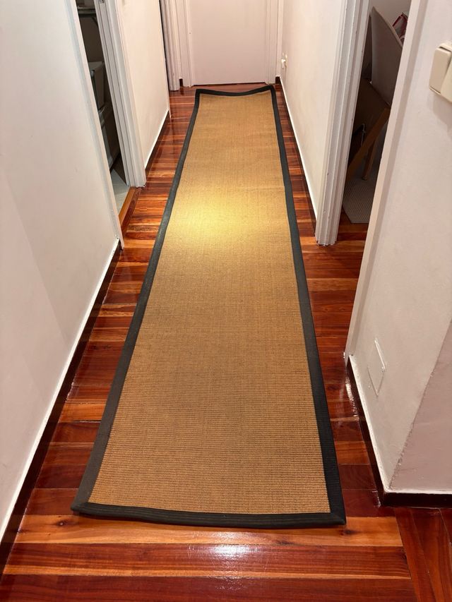 Alfombra de pasillo yute