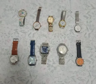 Mix 10 Orologi Uomo/Donna Funzionanti