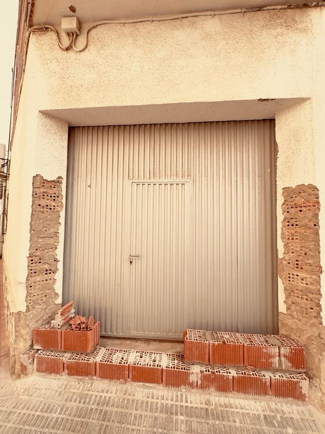 Puerta corredera garaje acero 250x250