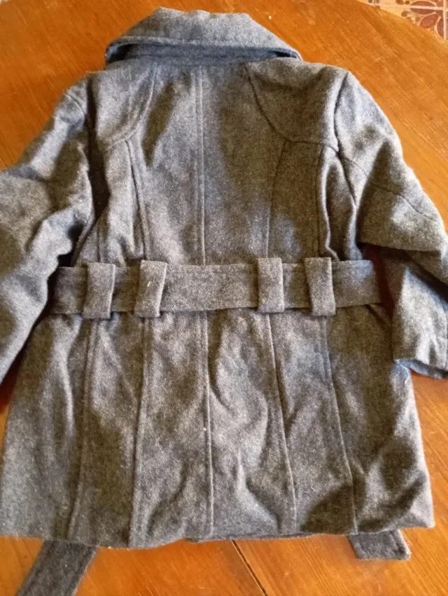 Abrigo gris niña 2 años