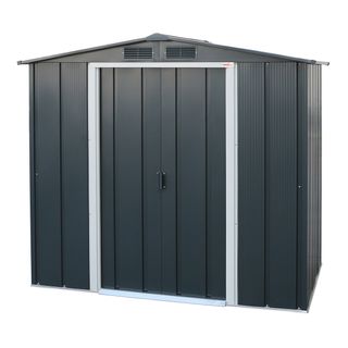 Caseta "ECO Shed 6x4" de metal - Antracita