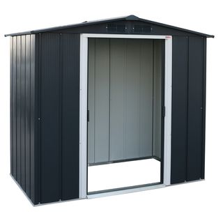 Caseta "ECO Shed 6x4" de metal - Antracita