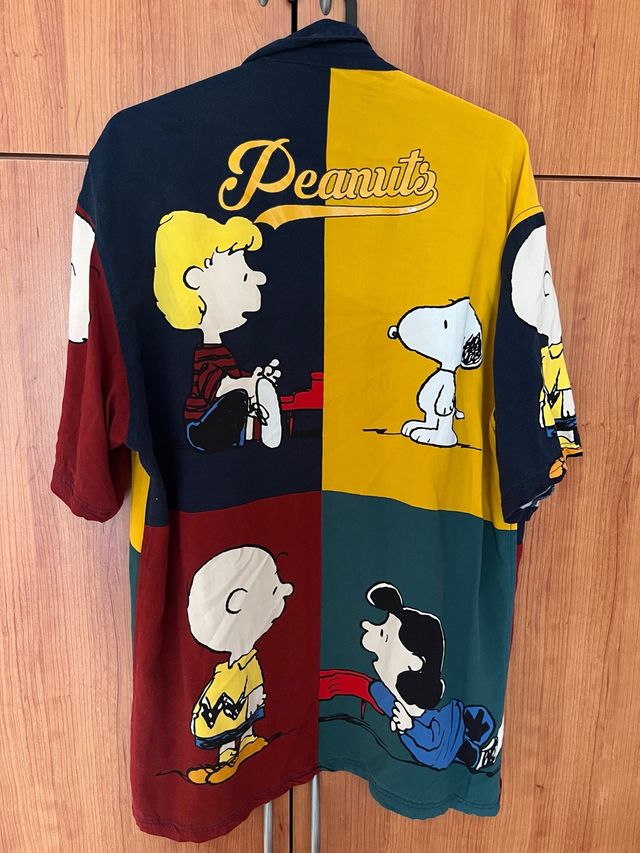 Camisa Snoopy Multicolor Bershka Mujer