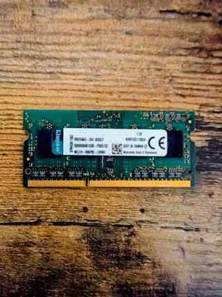 RAM 4GB DDR3 1600MHz Kingston per Portatile