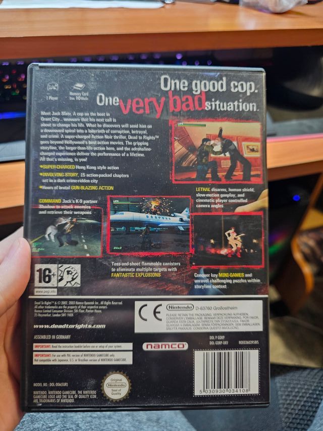 Dead to Rights - GameCube PAL UK
